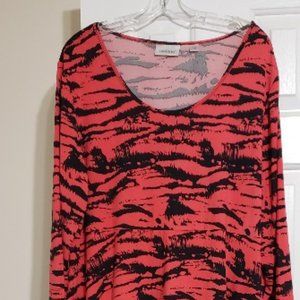 Avenue graphic print dress